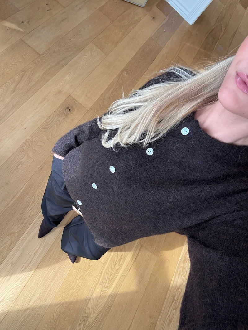 Johanna cardigan mørkebrun