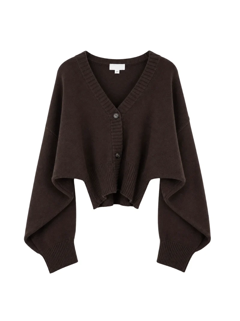 Cassia cardigan mørkebrun