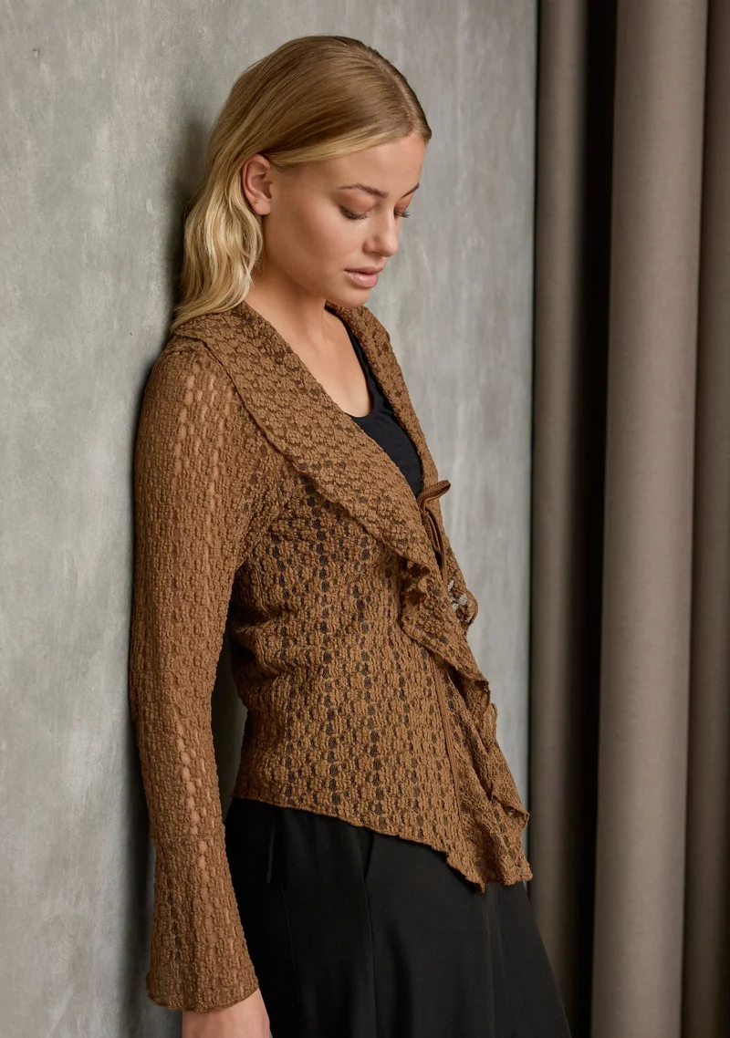 Otina Blouse - Warm Camel
