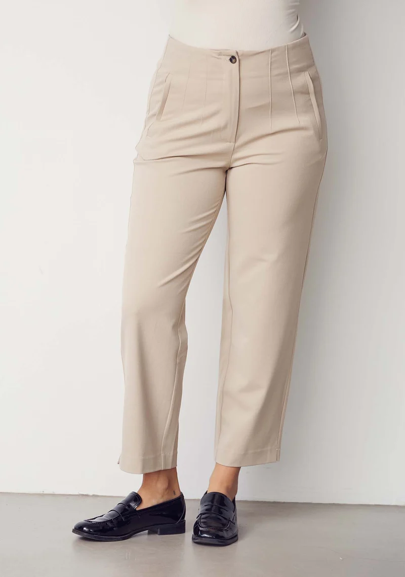 Firenze Highwaist Pant - Sand