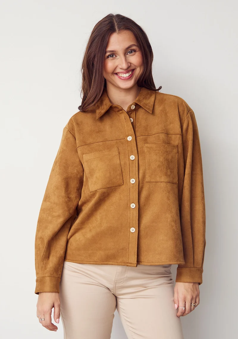 Kaja Short Jacket - Camel