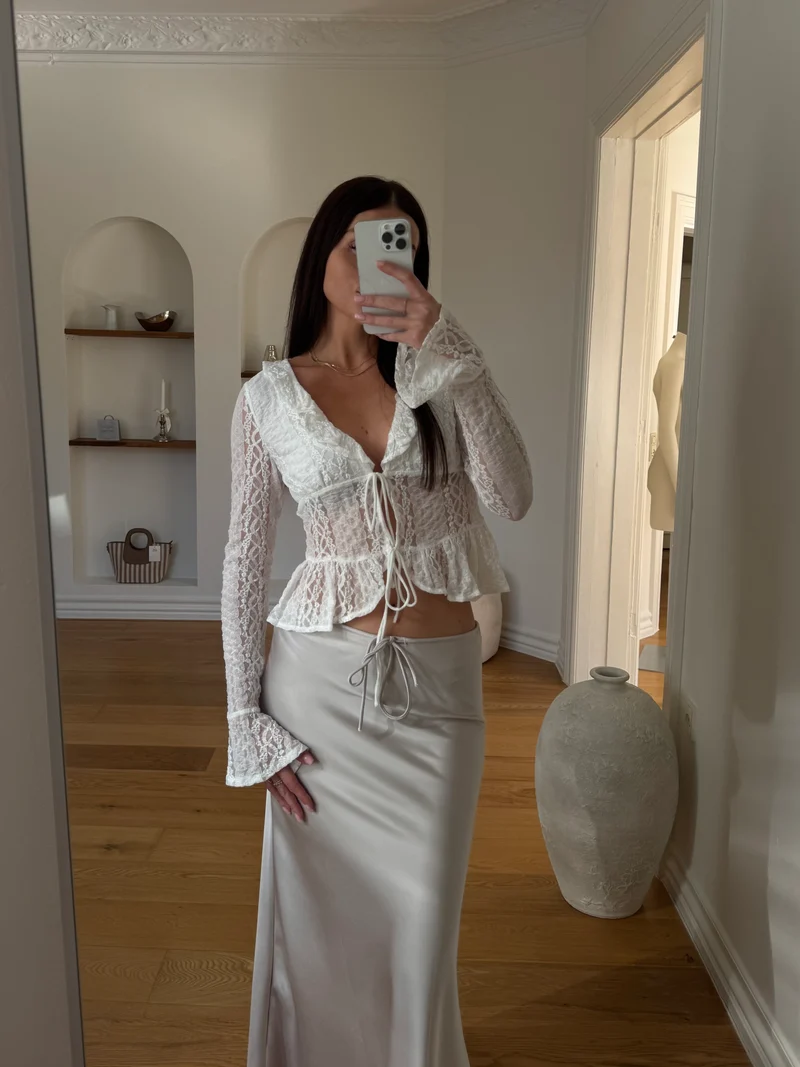 Vilja bluse hvid