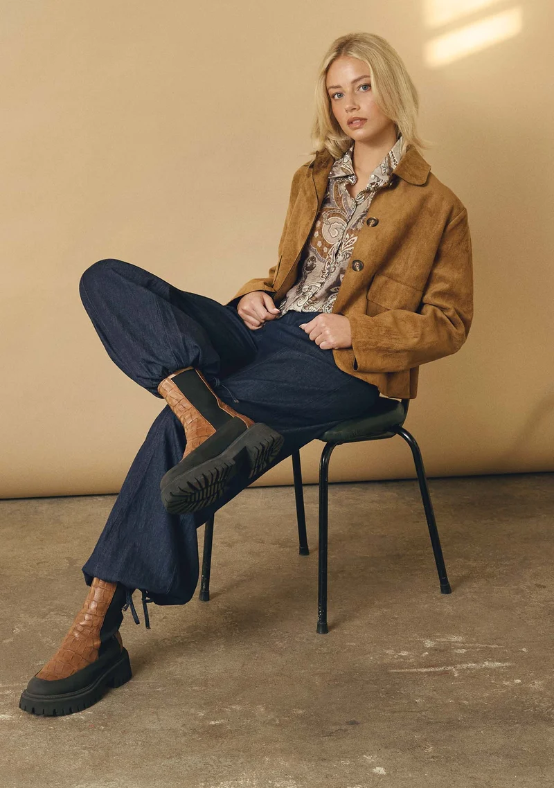 Ganja Loose Pant - Unwashed Denim