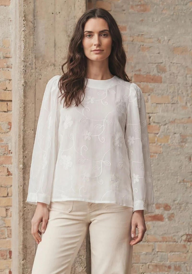 Juna Blouse - Broken White
