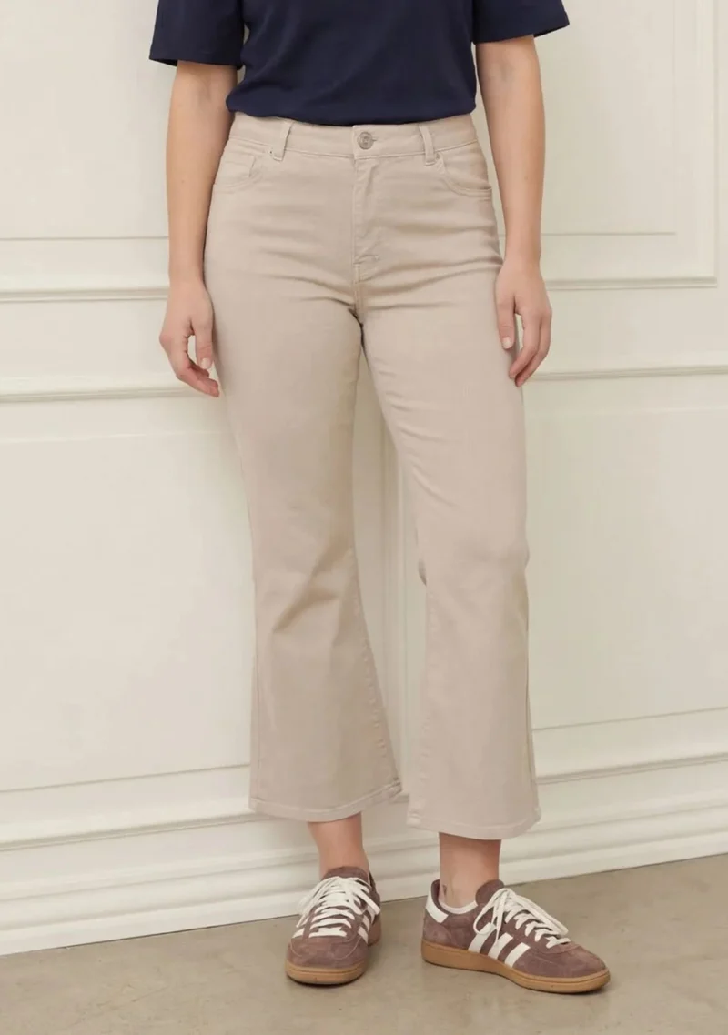 Como Twill Kickflare Pant - Dark Sand
