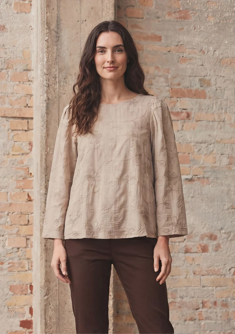 Juna Blouse - Dark Sand