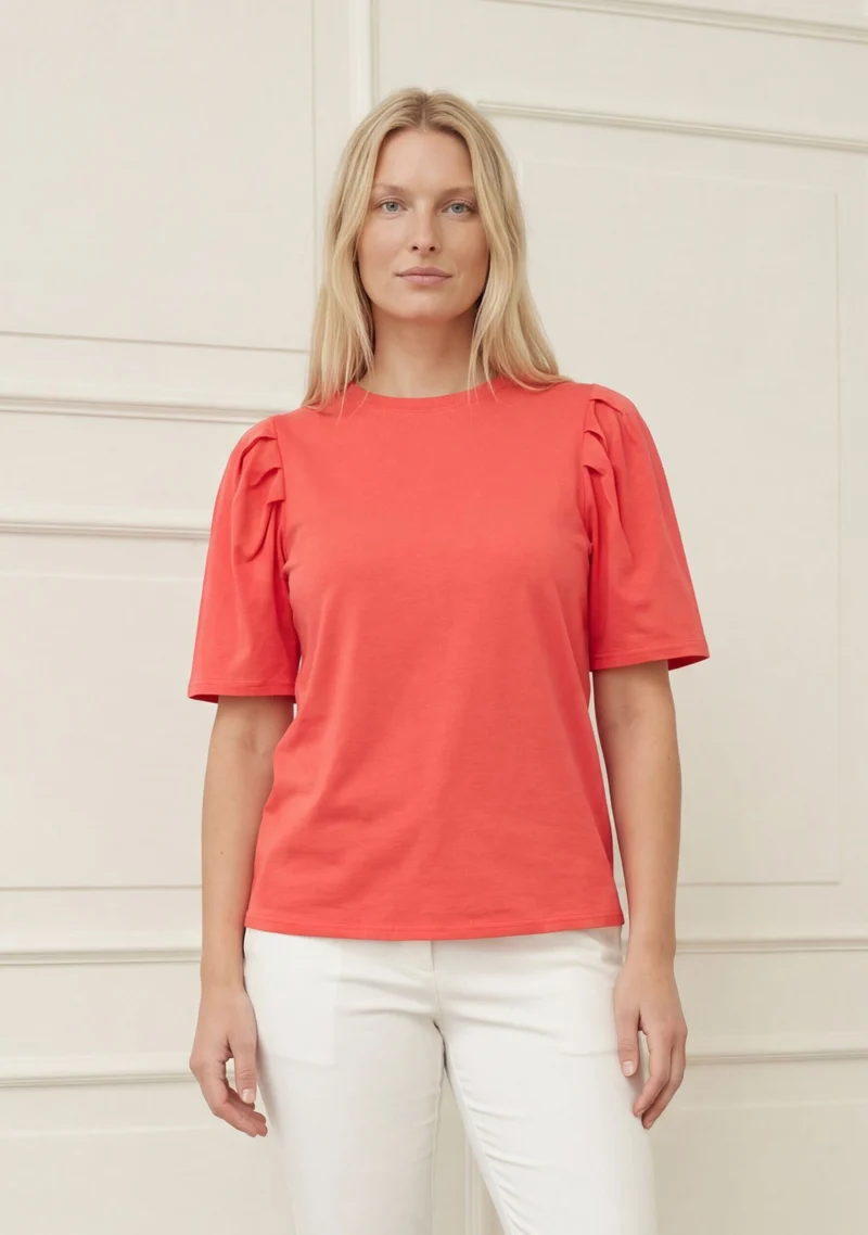 Tinni s/s T-Shirt - Raspberry