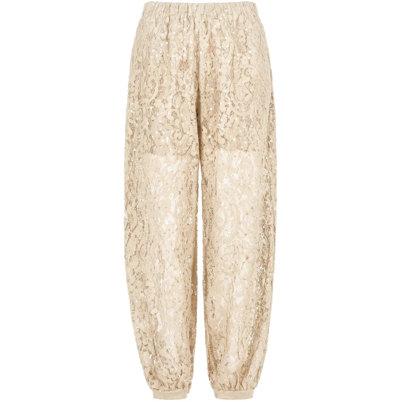 Ballon sequins pants - Creme