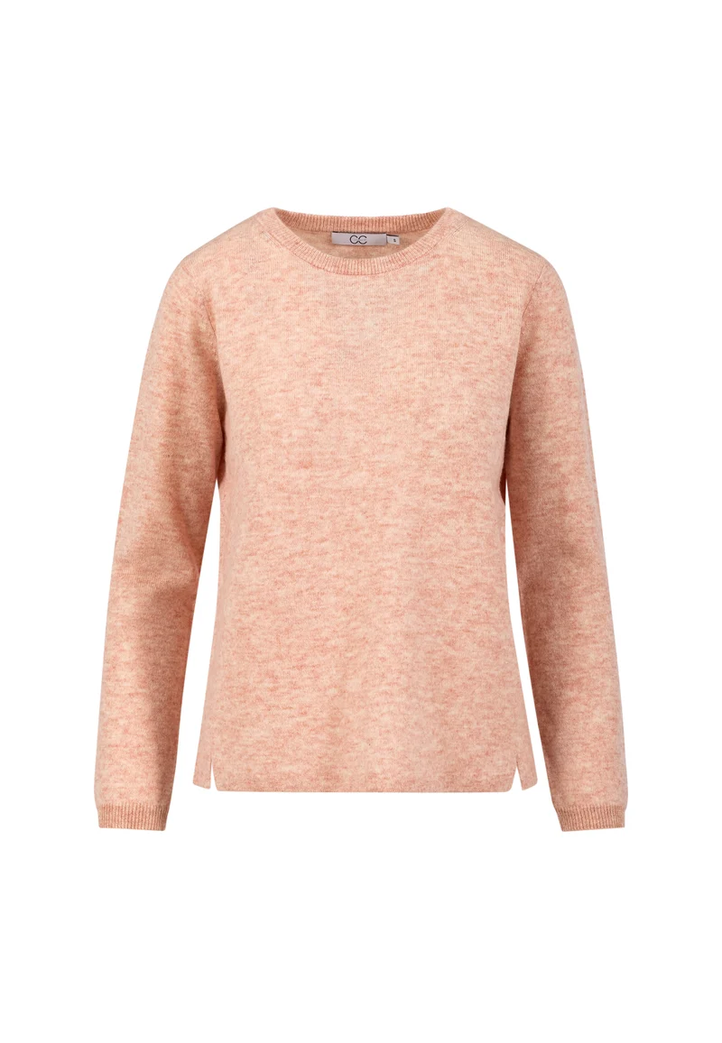 CASHMERE PULLOVER - Rose melange