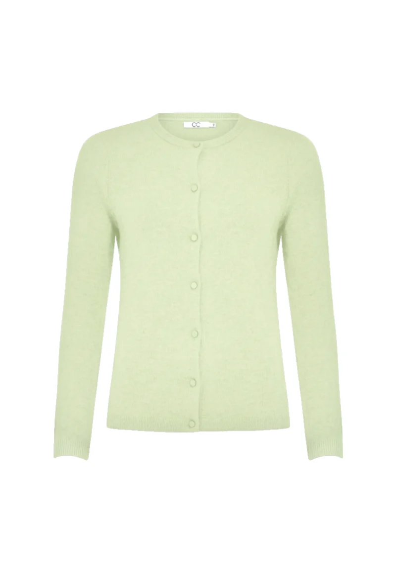 CASHMERE CARDIGAN - Light mint