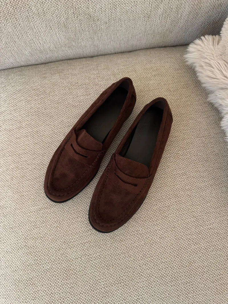 Tiana loafers mørkebrun