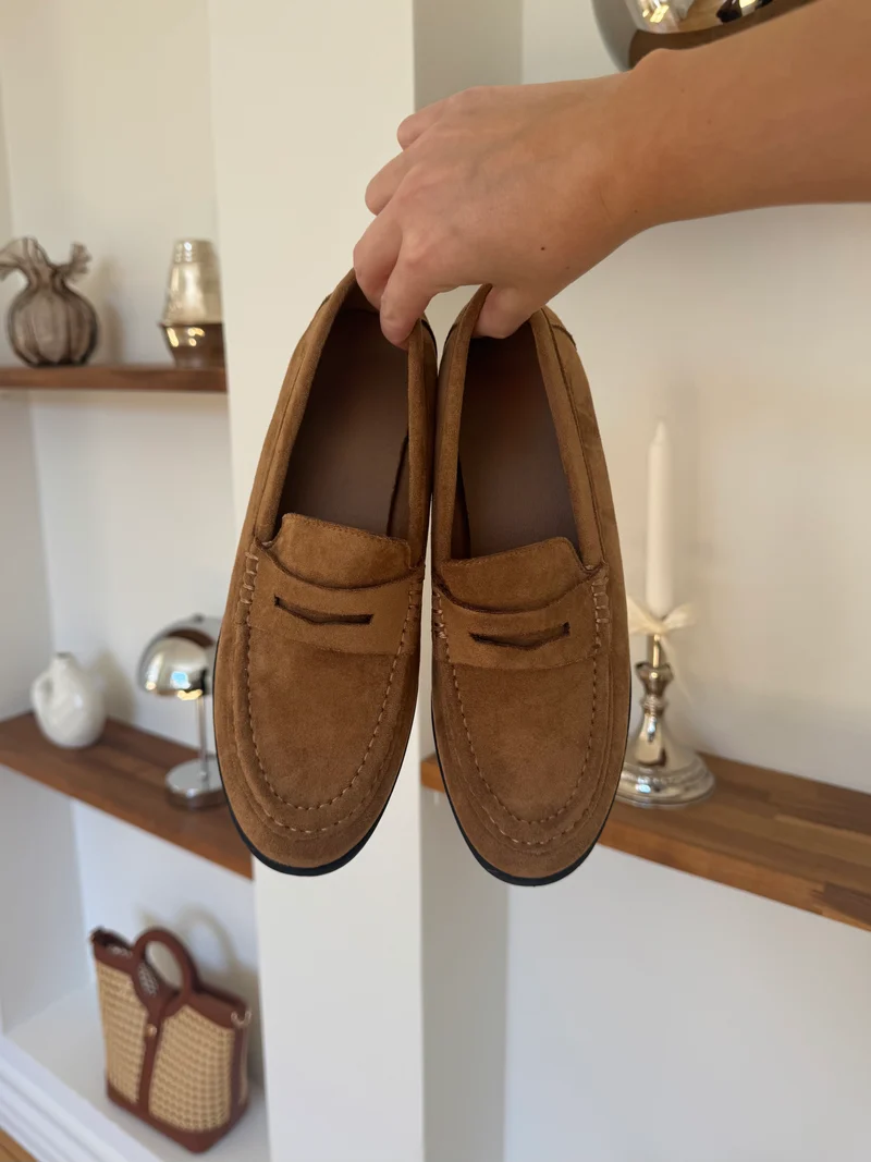 Tiana loafers lysebrun