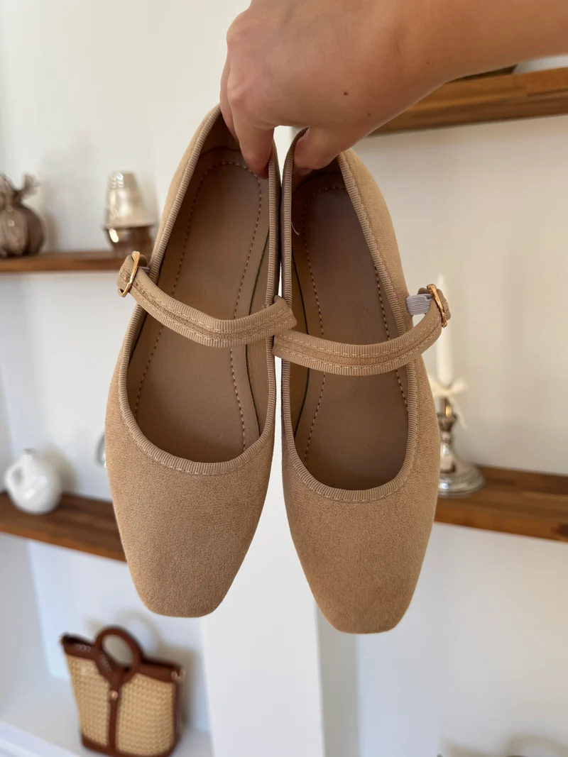 Sierra ballerina lysebrun