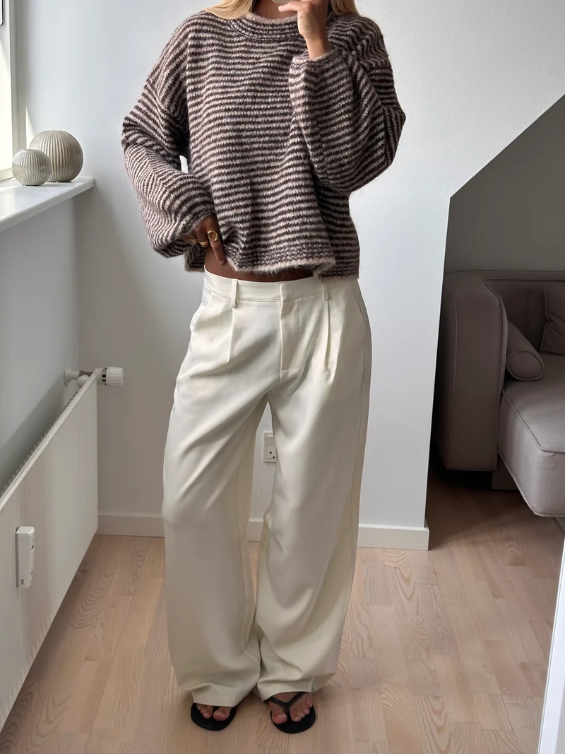 Anna bukser creme