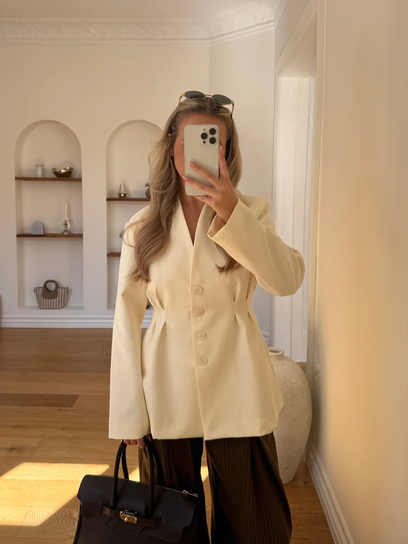 Silja blazer creme