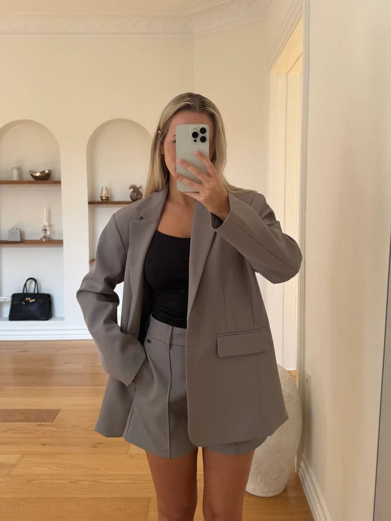 Asta blazer grå