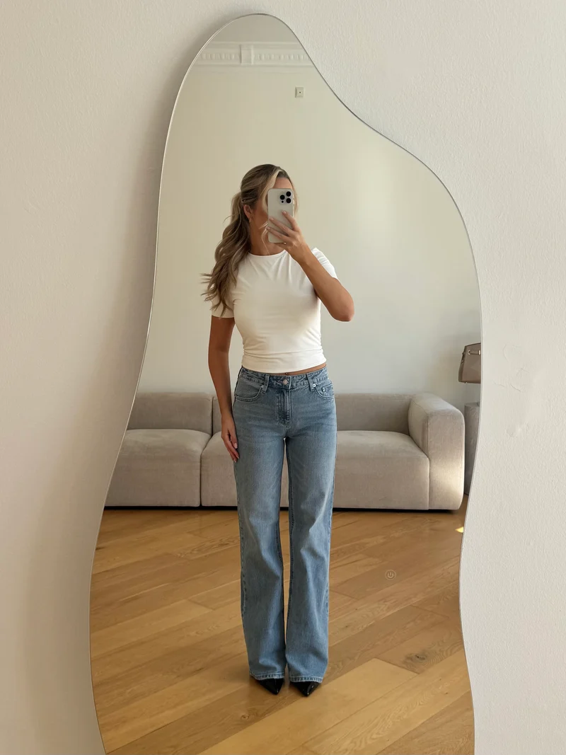 Karoline jeans lyseblå tall