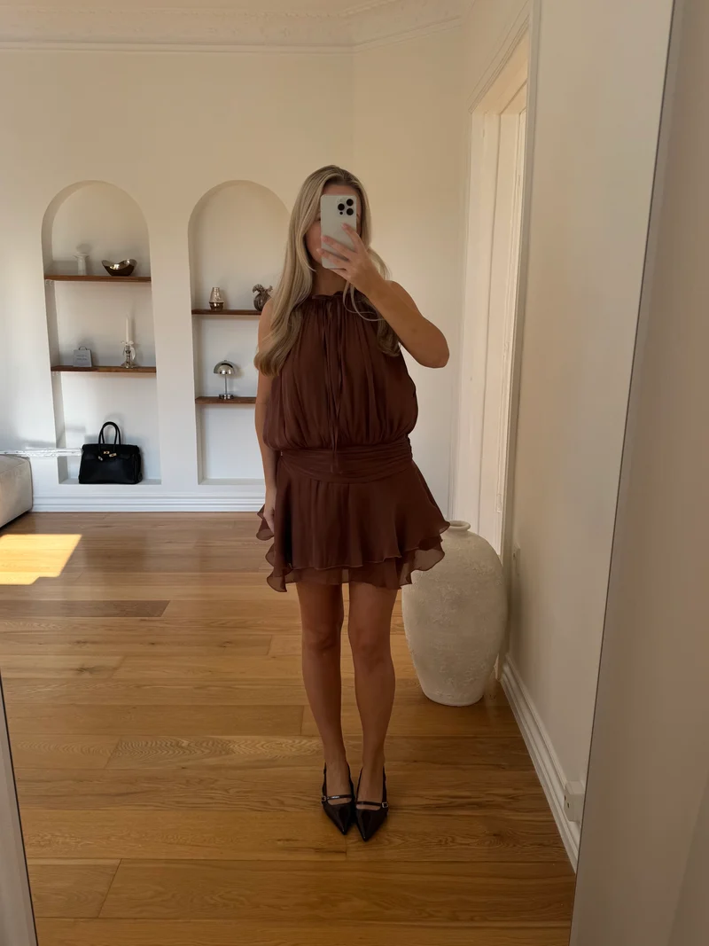 Alba kjole brun