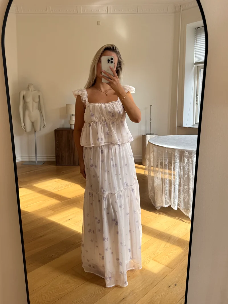 Ella nederdel creme
