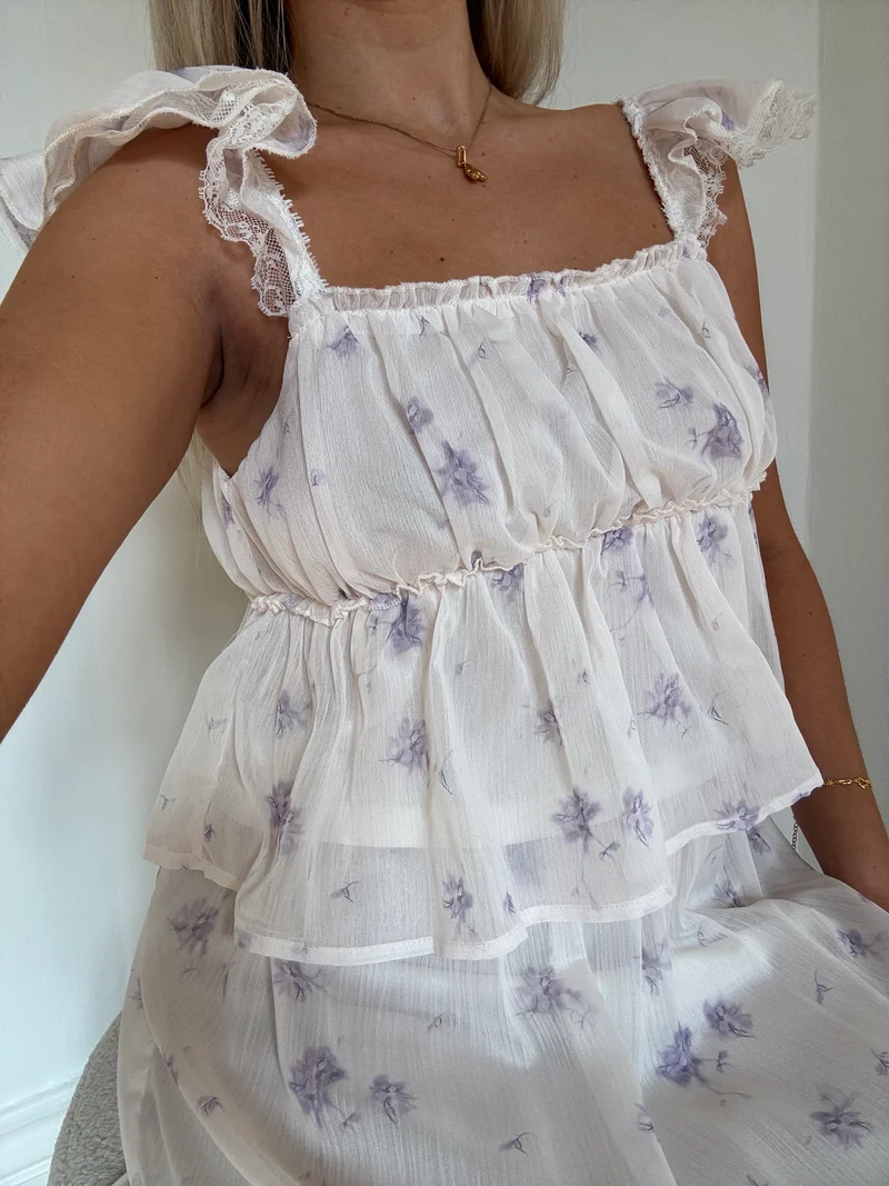 Ella top creme