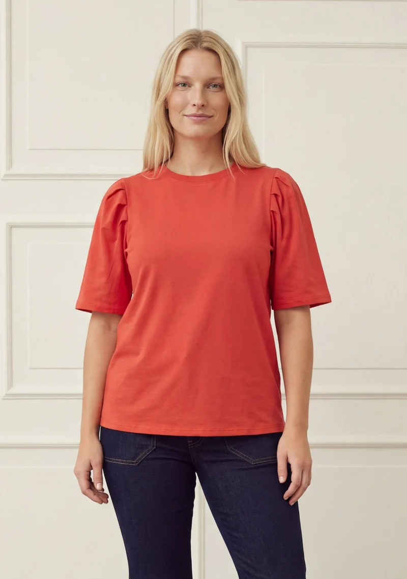 Tinni s/s T-Shirt - Fresh Red