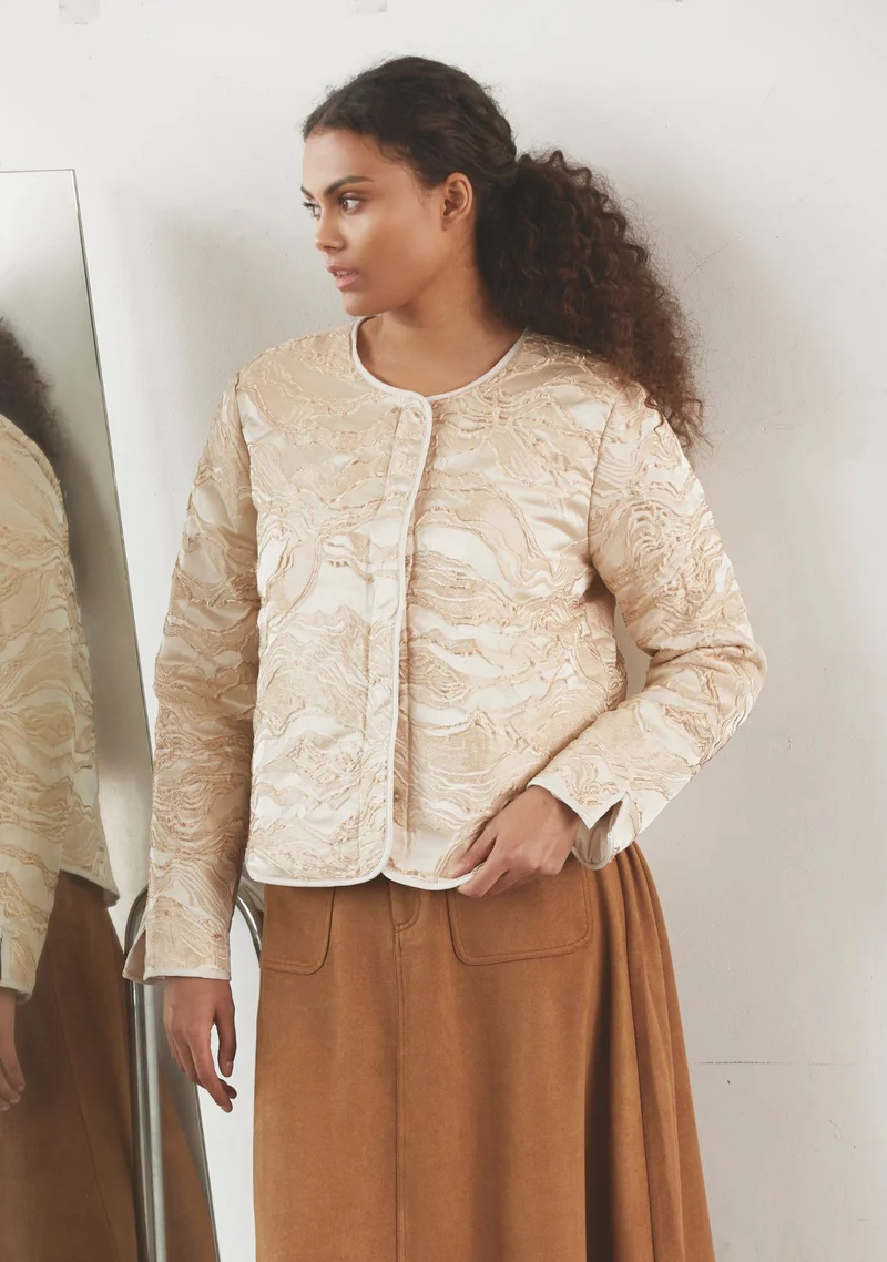 Johanna New Jacket - Luxury Sand