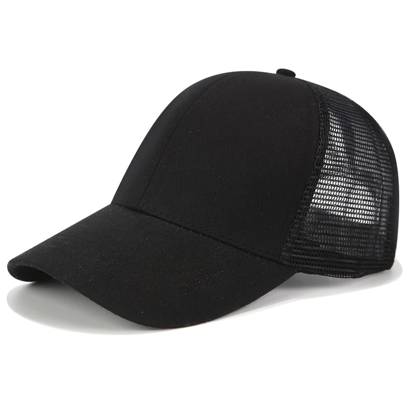 fashion women men ponytail baseball cap