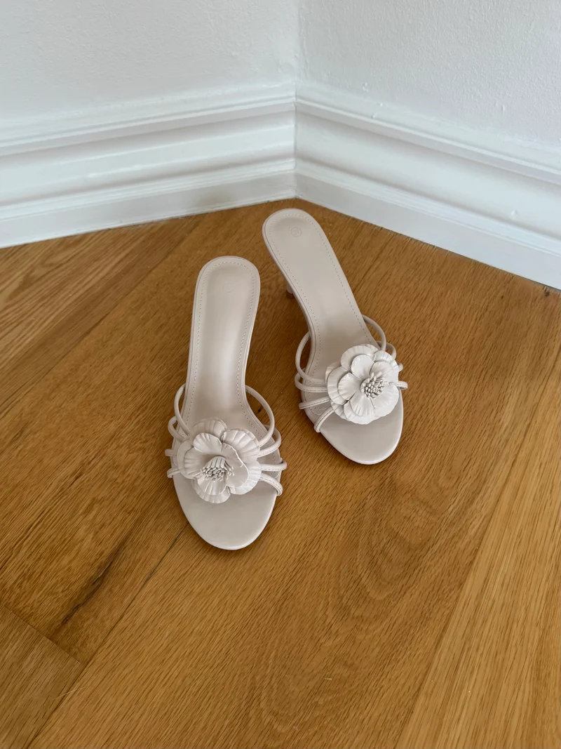 Linnea stiletter beige