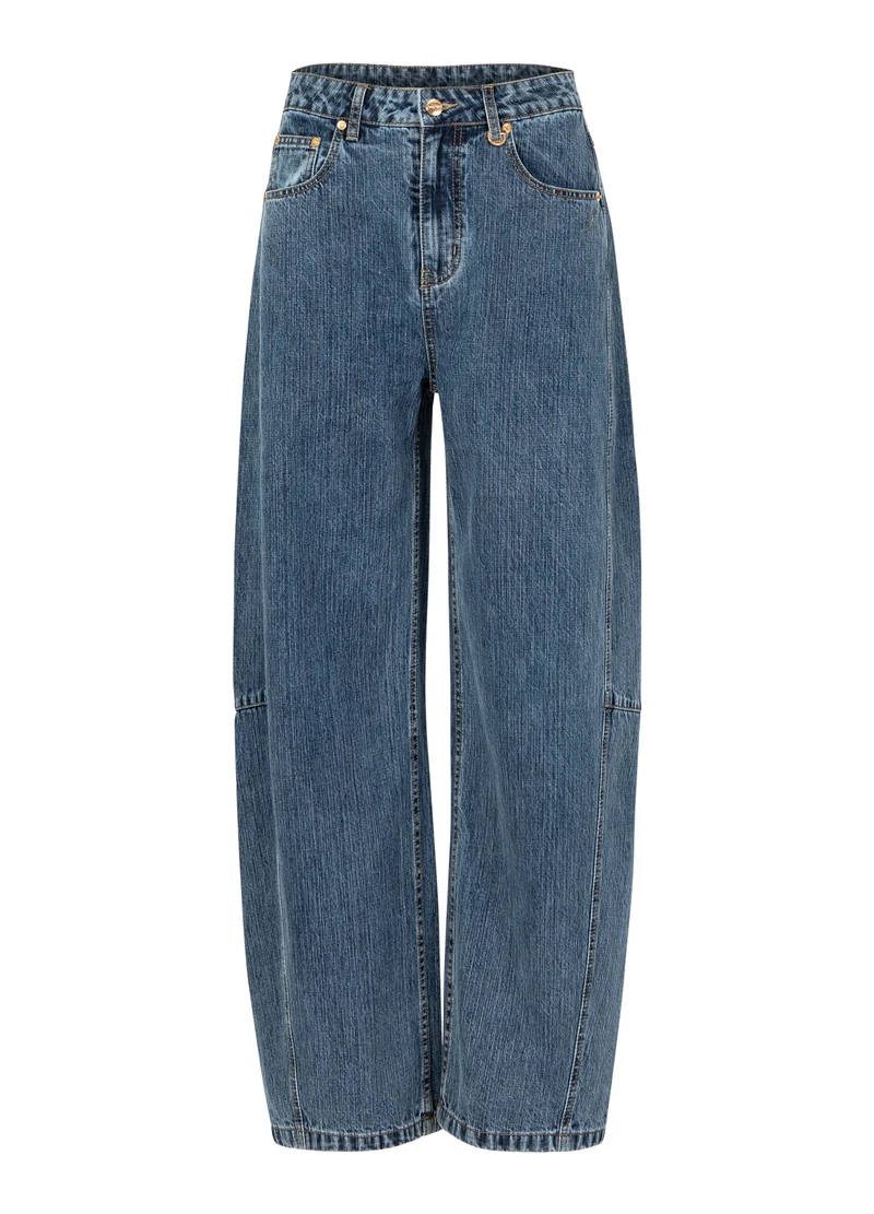 DENIM BYXOR - ANNA FIT - Light blue denim