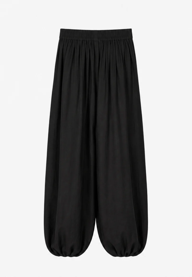 Volume pants - Sille fit - Black