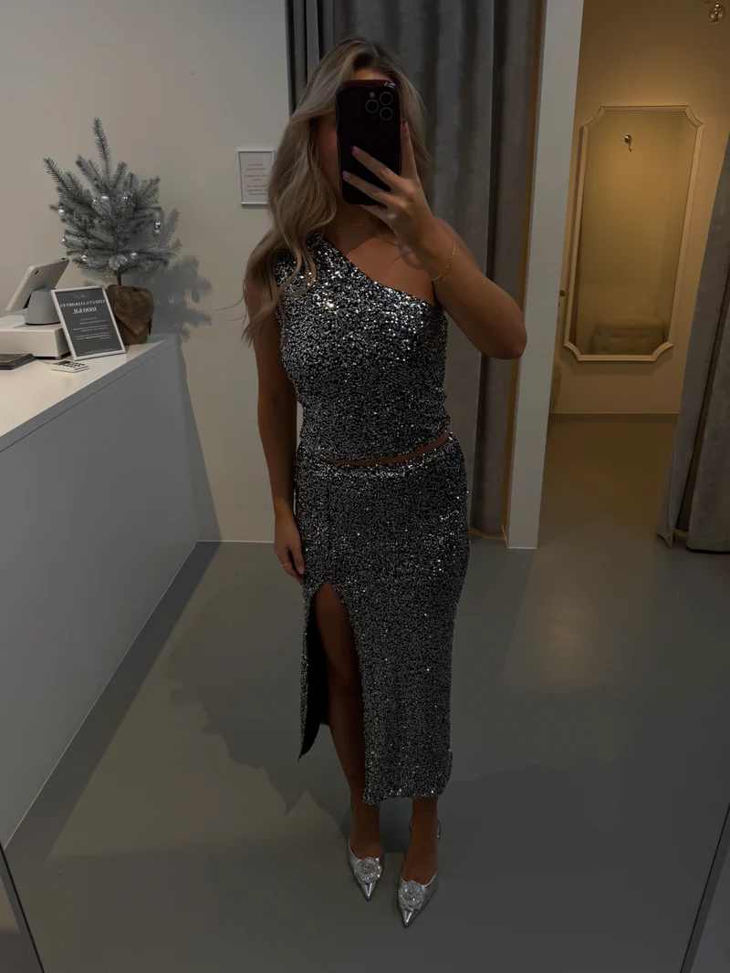 Claudia nederdel sølv