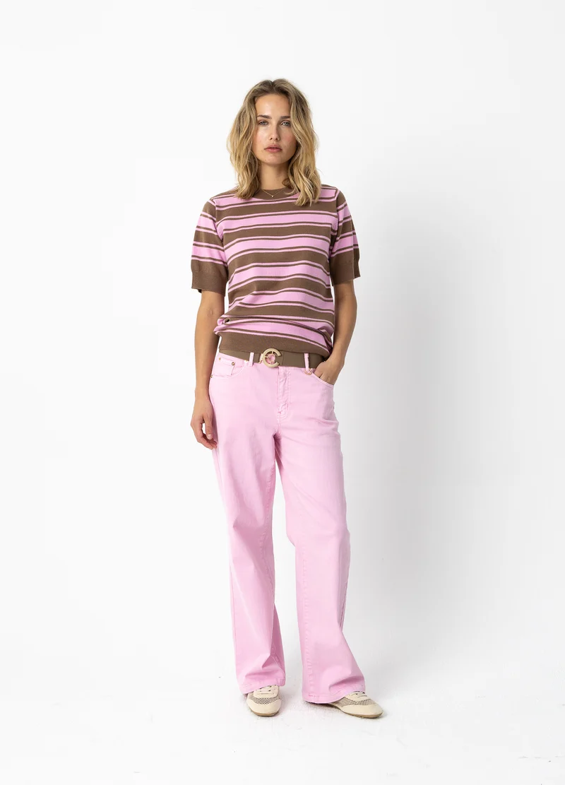 JEANS I LIGHT PINK DENIM- PETRA FIT - Bon bon pink