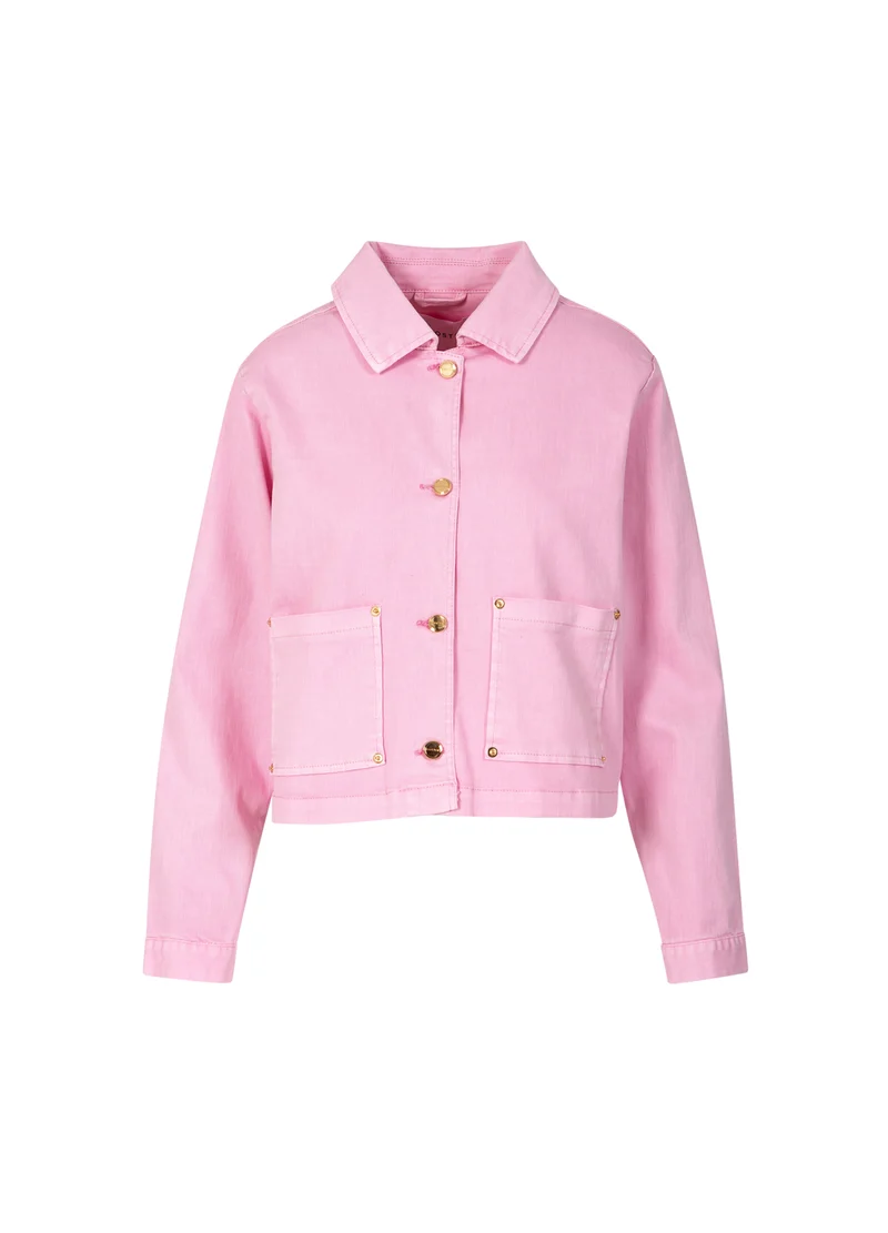 JACKA I DARK PINK DENIM - Bon bon pink
