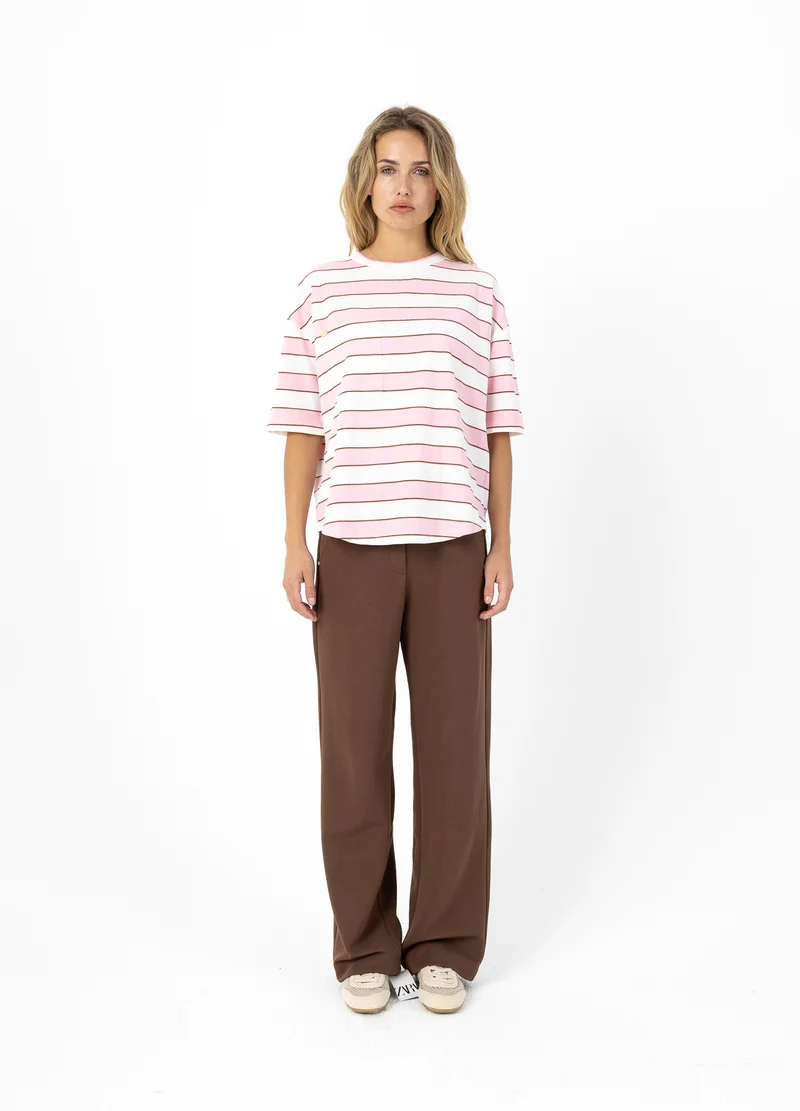 JERSEY BYXOR - SILLE PASSFORM - Bark brown