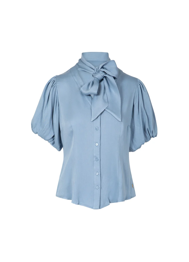 BLOSA MED BANDKRAGE - Bright blue