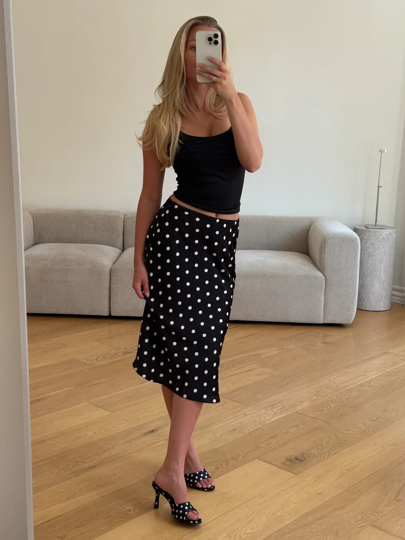 Celia nederdel sort