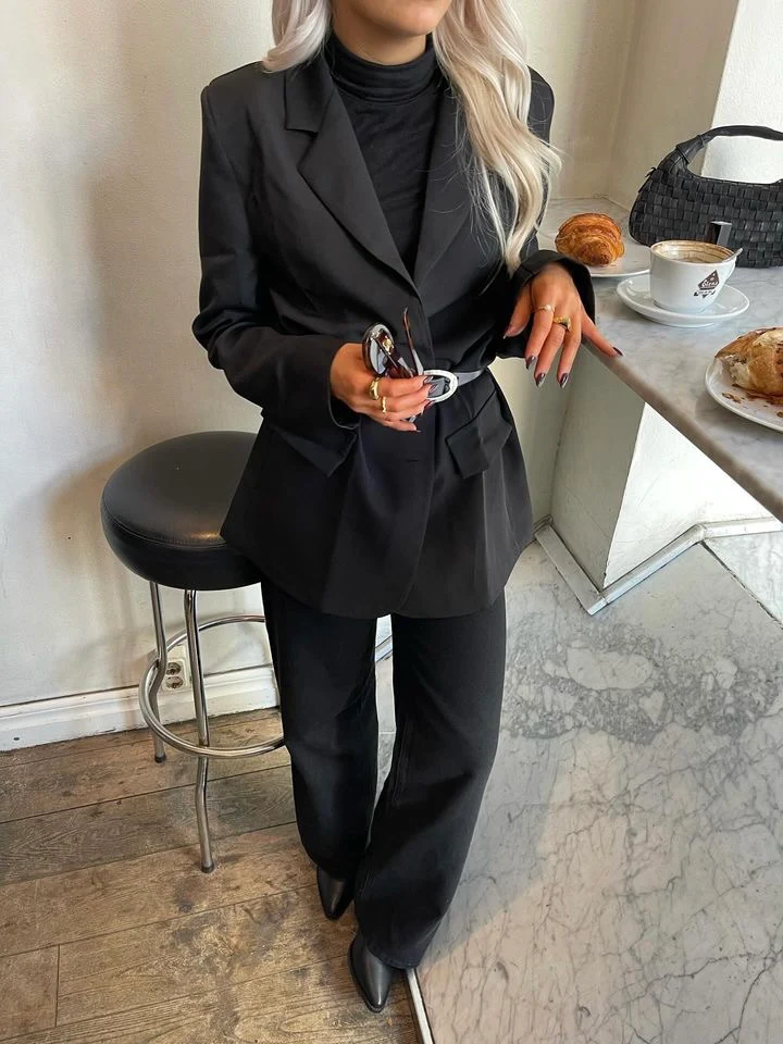 Lala blazer sort