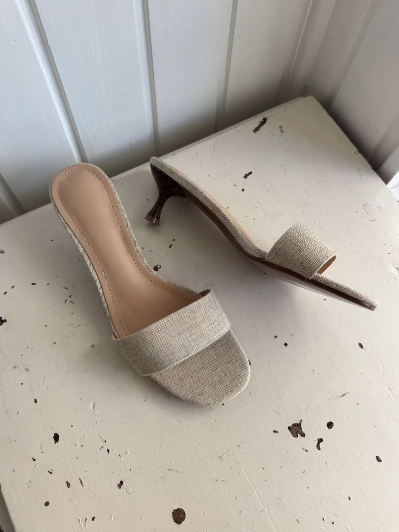 Alberte stiletter beige