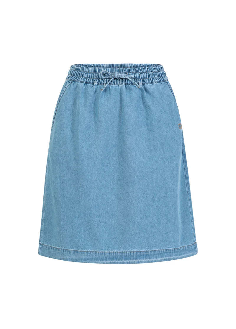 ELENORA JEANSKJOL - Light denim blue