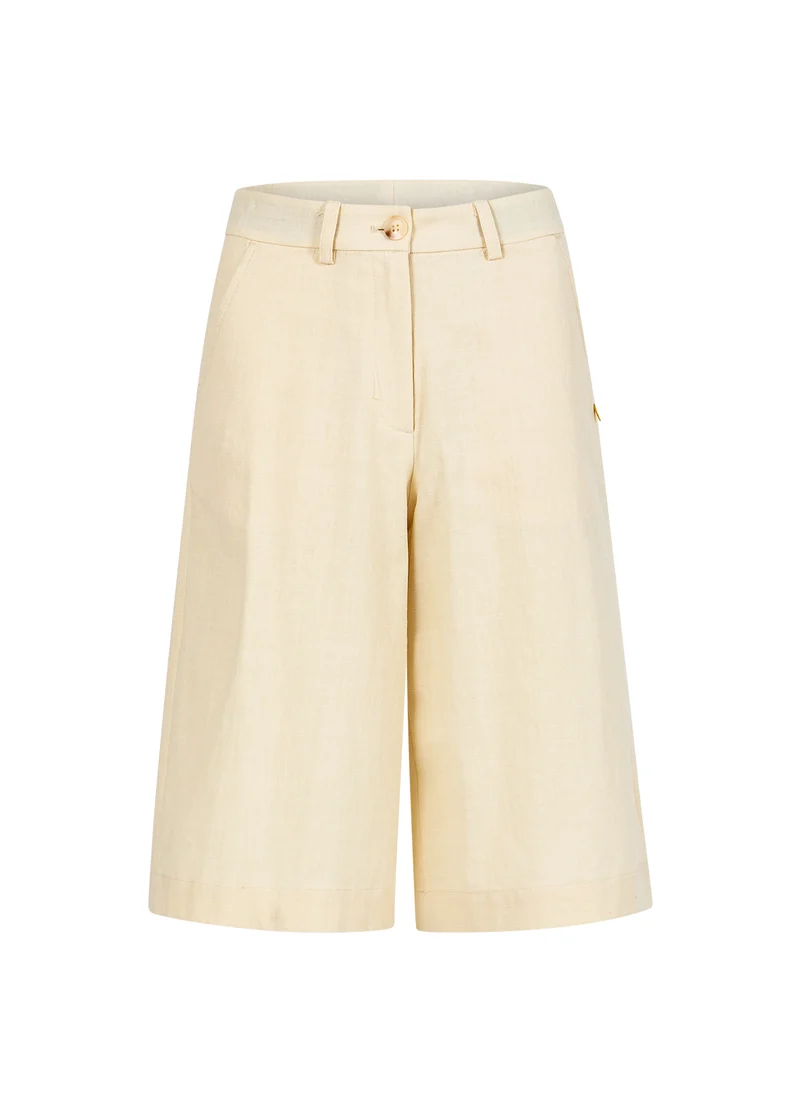 KORT I LINNE - PETRA PASSFORM - Off White