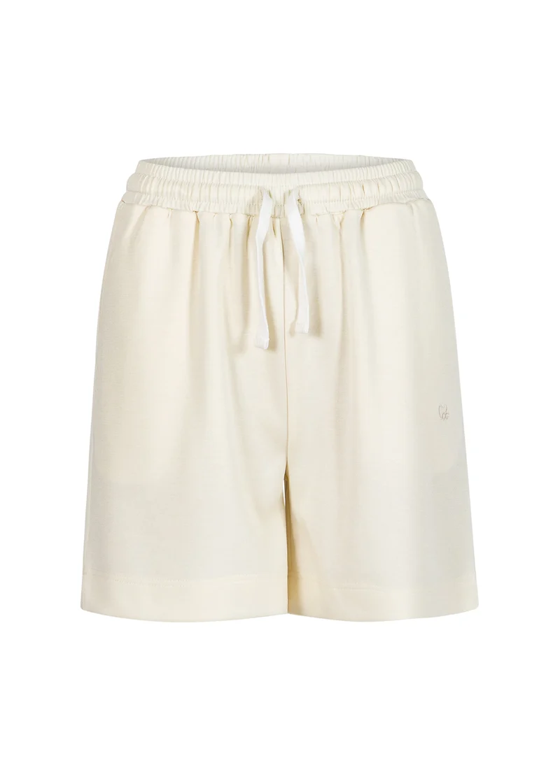 BEA SWEATSHORTS - SILLE PASSFORM - Off White