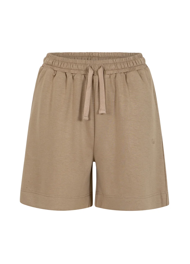 BEA SWEATSHORTS - SILLE PASSFORM - Moon rock