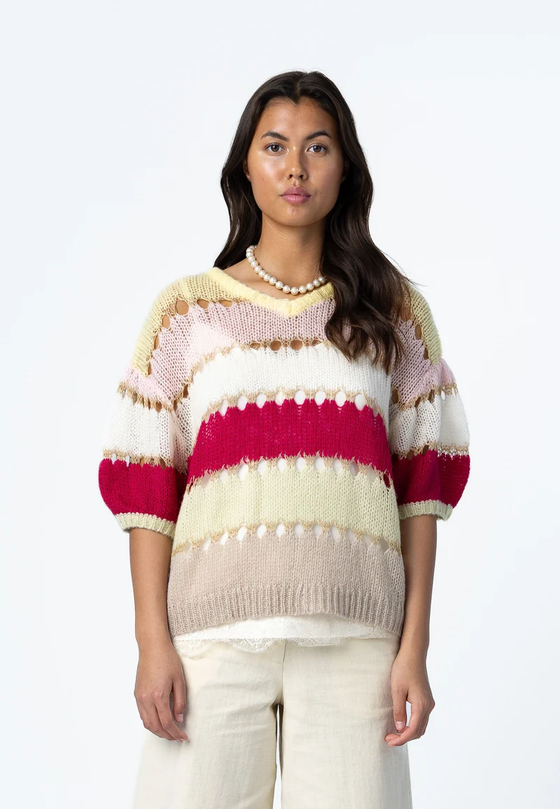 COLORBLOCK POINTELLE STICKAT - Mix
