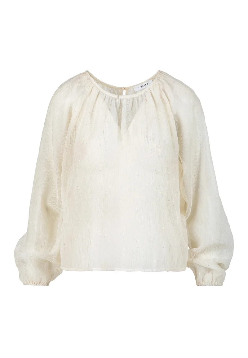 GLITTRIG BLUS - Creme