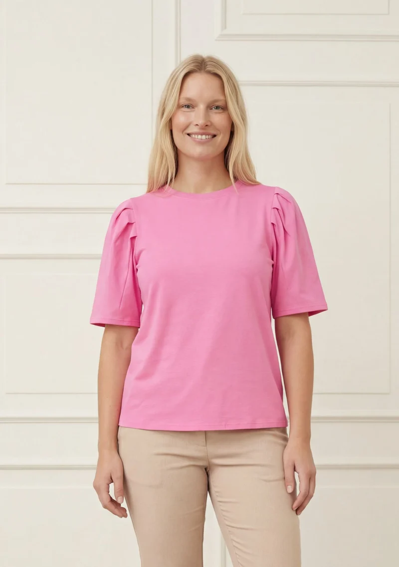 Tinni s/s T-Shirt - Hot pink