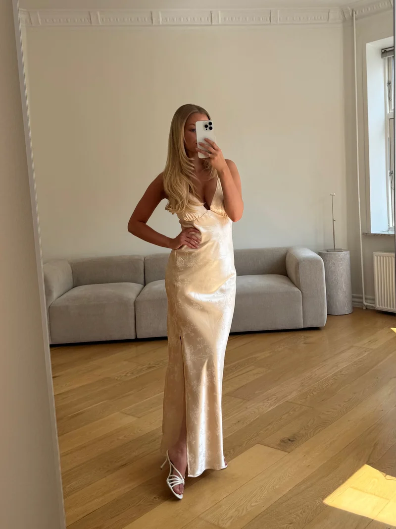 Camilla kjole beige
