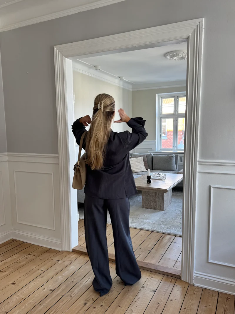 Monica oversized blazer mørkegrå