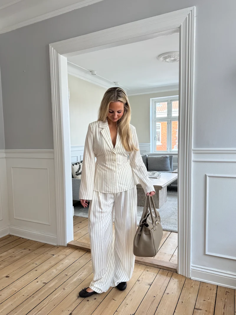 Sissel bukser creme tall
