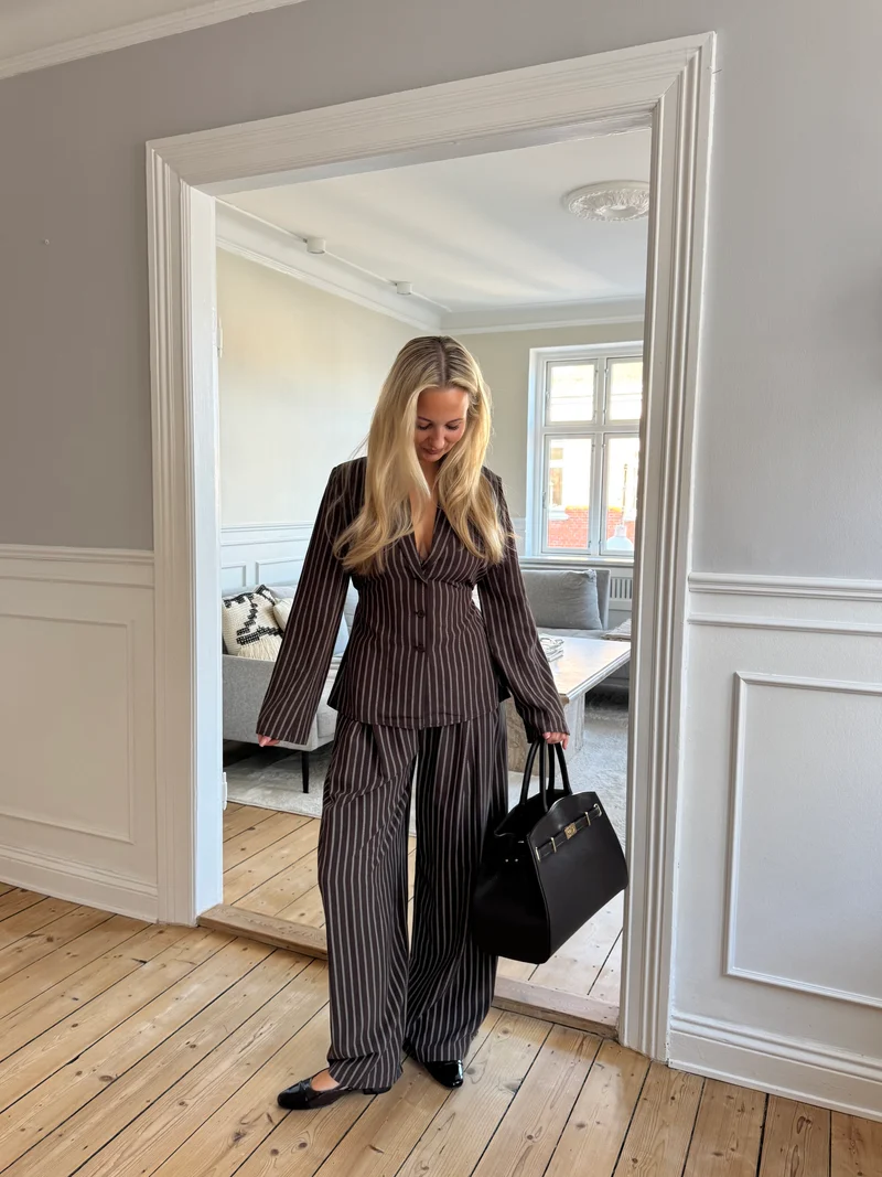 Sissel bukser mørkebrun tall