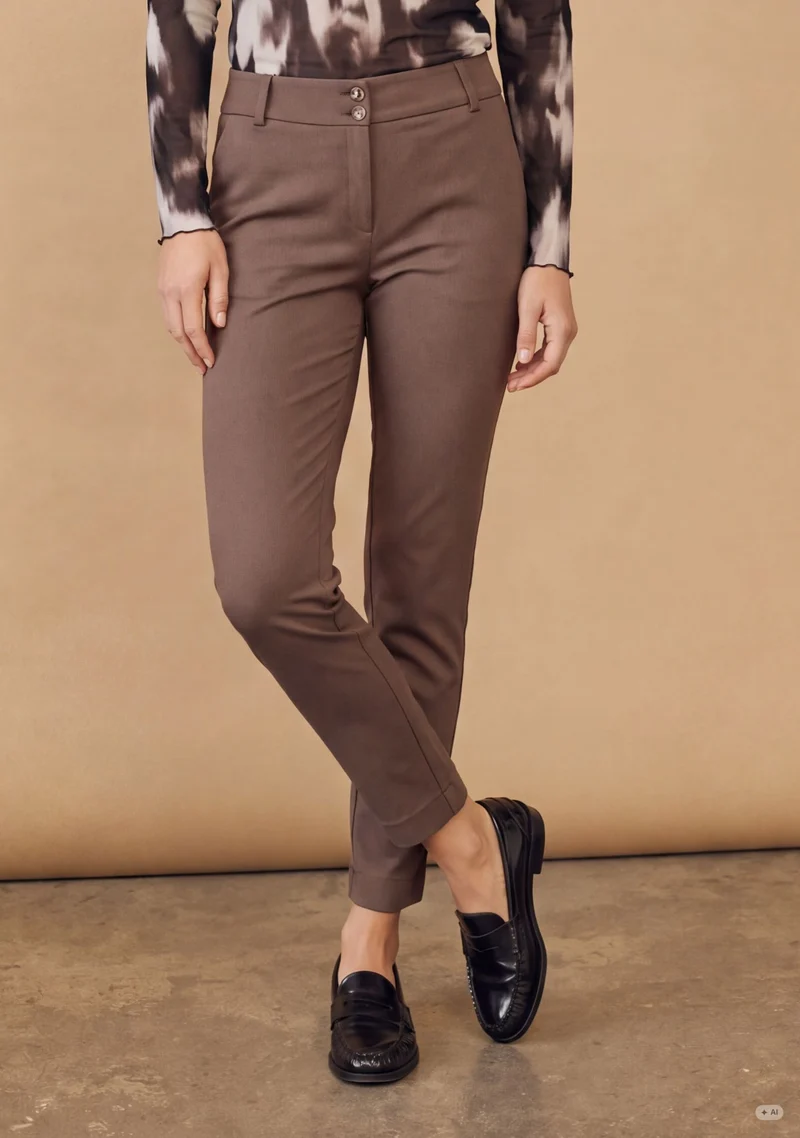 Isay Chino Pant - Mole
